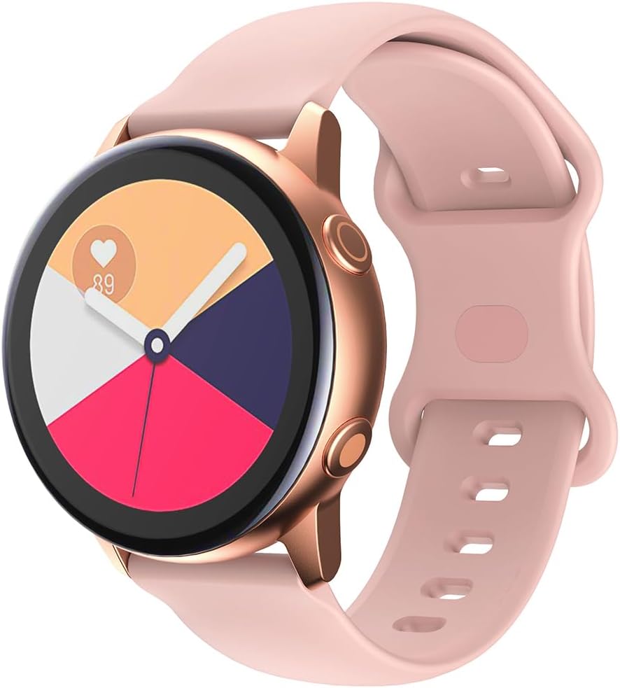 Byisyue Silicone Watch Strap 18mm 20mm 22mm Replacement Band For Smartwatch & Traditional Watches - Soft Sport Quick Release