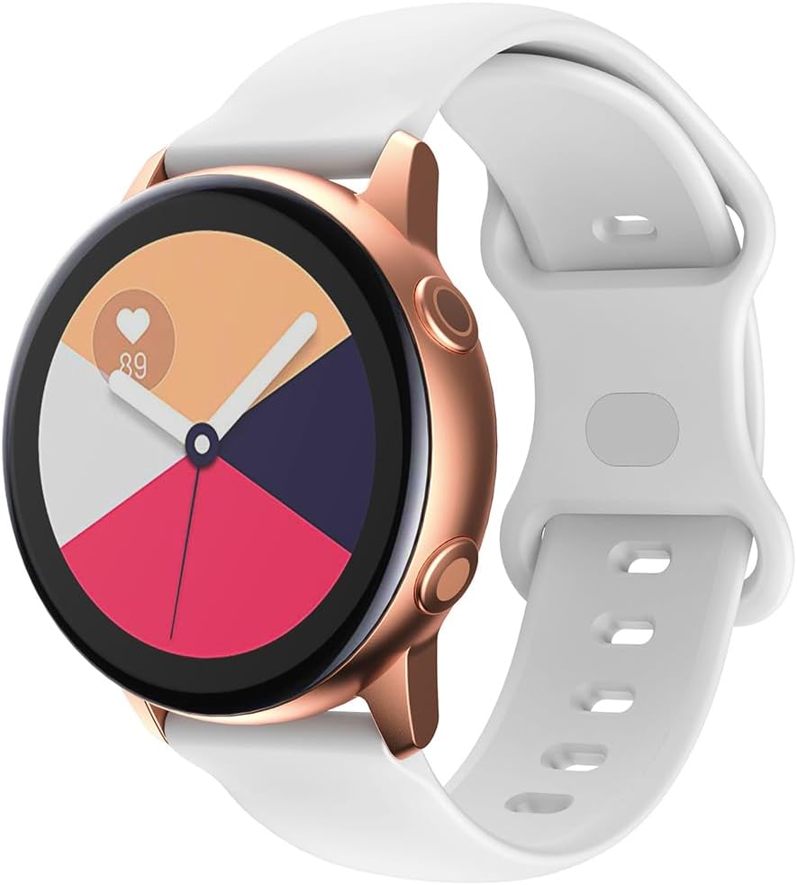Byisyue Silicone Watch Strap 18mm 20mm 22mm Replacement Band For Smartwatch & Traditional Watches - Soft Sport Quick Release