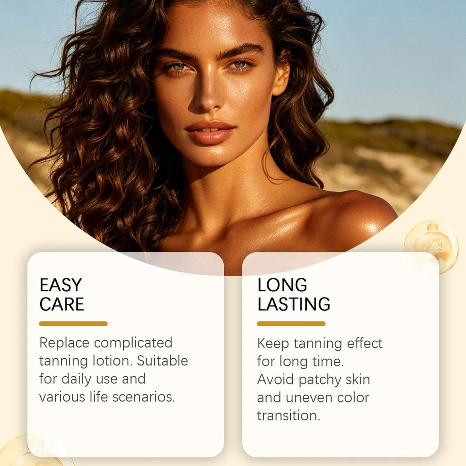Sun-Free Glow Micro-Needle Self Tanning Patch - 21 Patches (3x 7) DHA & Erythrulose - Natural Bronze, No Sun, No Mess