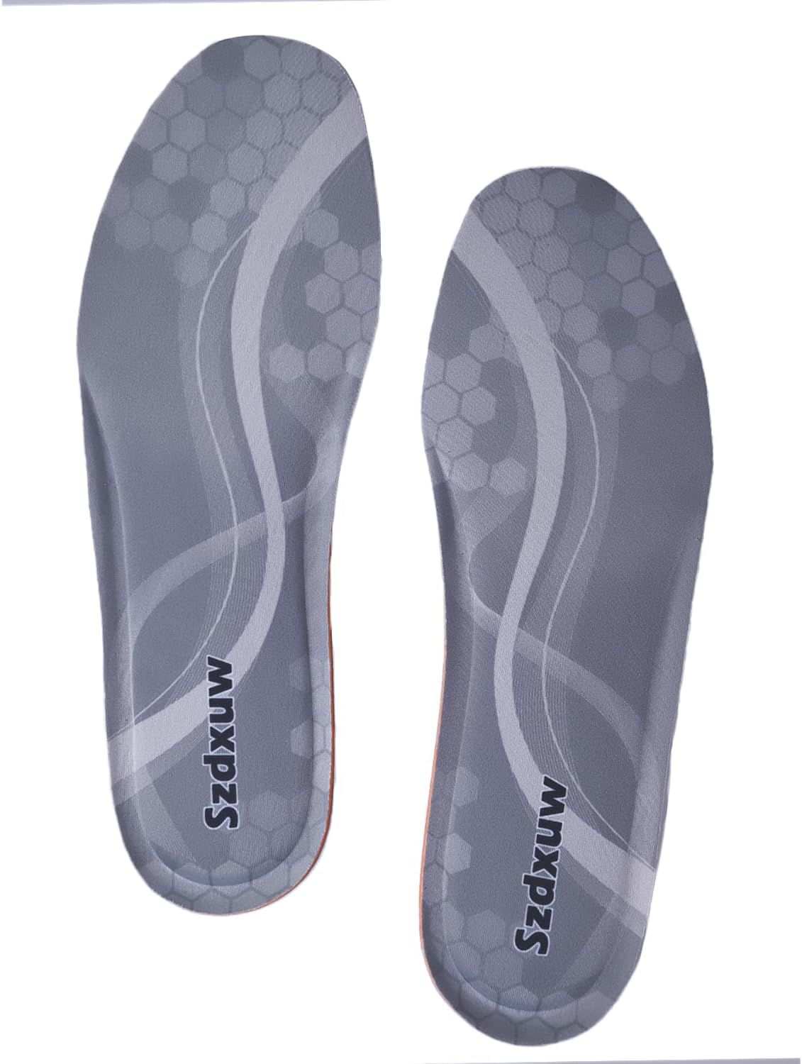 Szdxuw Memory Foam Insoles Size UK3 : UK8 - Super Soft Comfort Cushioning Inserts for Men Women Kids - Trim to Fit for Trainers, Sports Shoes, Walking Boots & Work Shoes
