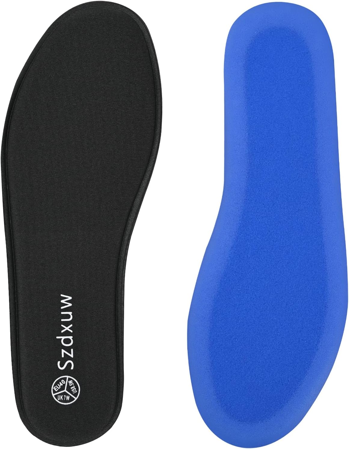 Szdxuw Memory Foam Insoles for Women - Comfort Cushioned Shoe Inserts for Sports, Trainers, Running, Work Shoes, Sneakers, Boots