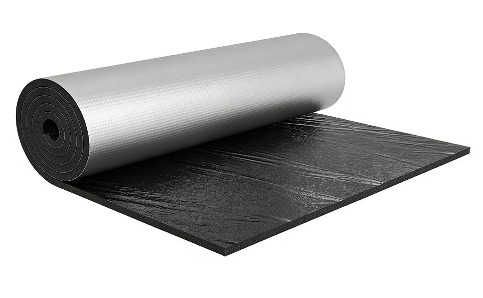 Taitonggo Toilet Tank Insulation Liner 40x16 Inch - Self-Adhesive Anti-Condensation Kit with Aluminum Foil