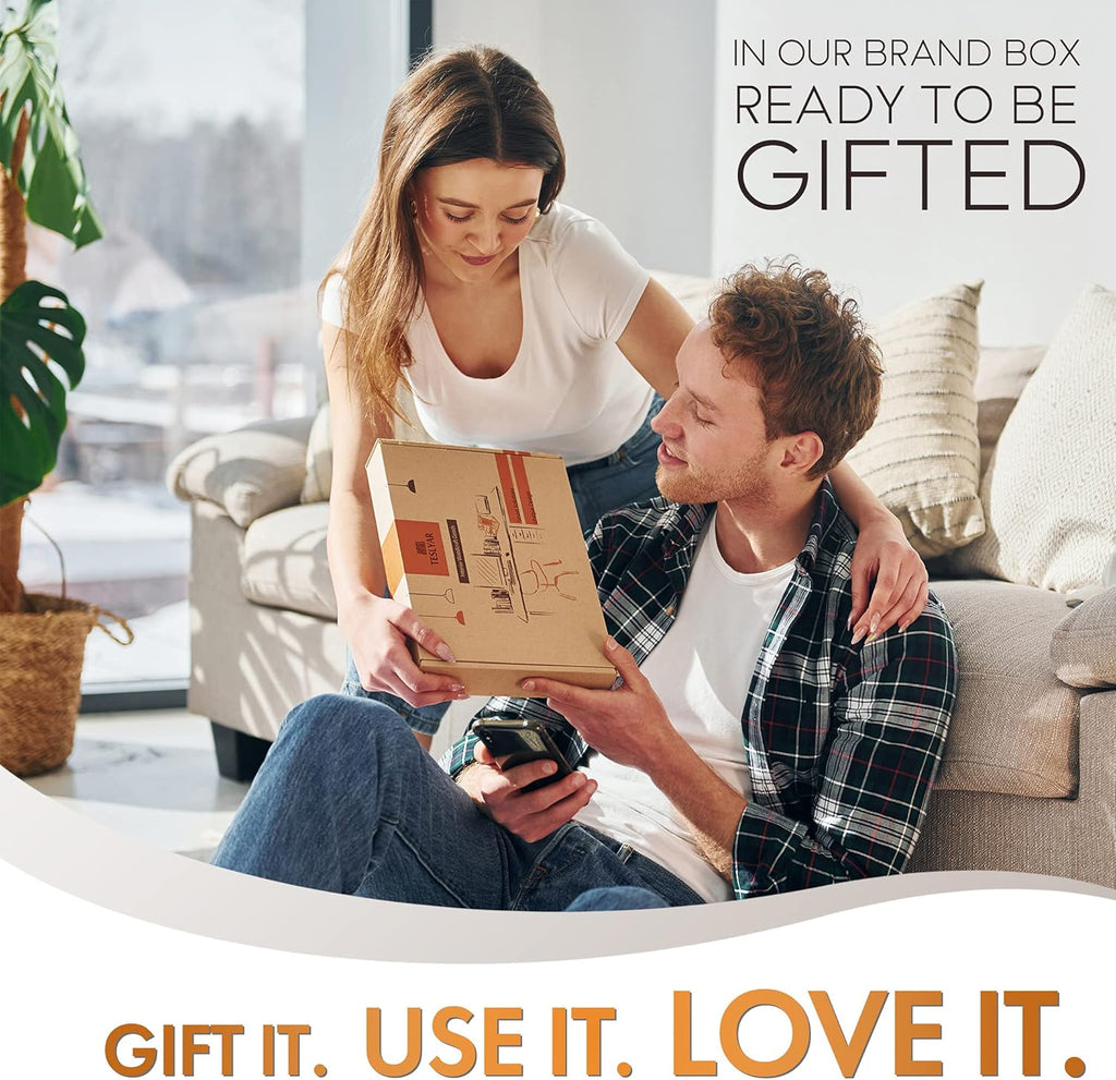 Teslyar Solid Ash Wood Phone Docking Station | Desk & Nightstand Organizer with Cable Management | Gift for Men, Dad, Husband