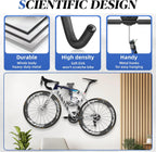 WELDUN Foldable Bike Rack | Adjustable & Retractable | Holds 30KG | WITH Helmet Hook | Ultimate Garage Storage Bargain!