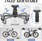 WELDUN Foldable Bike Rack | Adjustable & Retractable | Holds 30KG | WITH Helmet Hook | Ultimate Garage Storage Bargain!