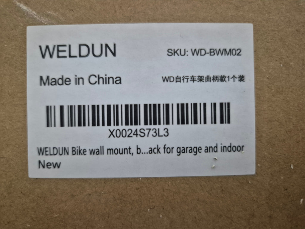 WELDUN Foldable Bike Rack | Adjustable & Retractable | Holds 30KG | WITH Helmet Hook | Ultimate Garage Storage Bargain!