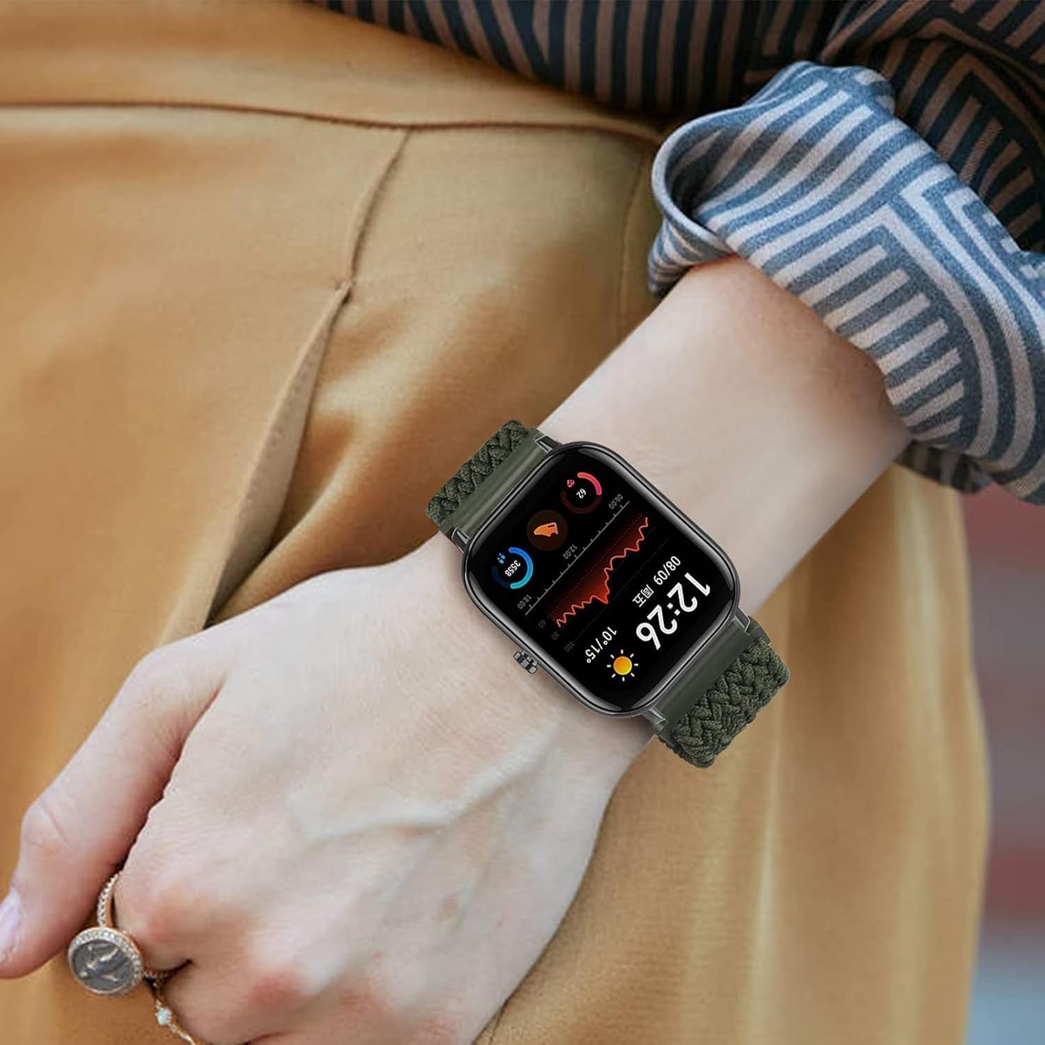 Braided Loop Watch Strap ✨ | Quick-Release | Adjustable | 20mm & 22mm | Ultimate Comfort & Style - Zeta Store