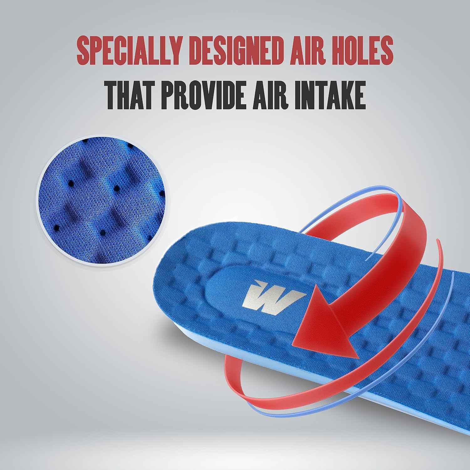 Wild Bull Memory Foam Insoles for Men & Women - Plantar Fasciitis Arch Support Insoles for Standing All Day - Pain Relief Shoe Inserts