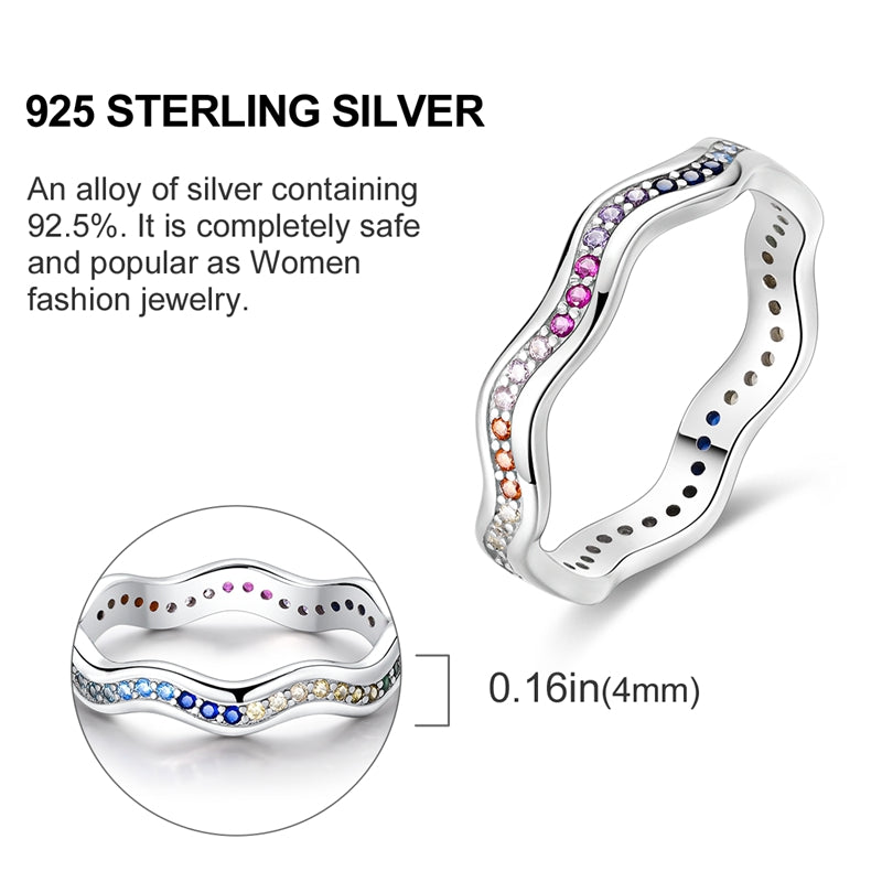 MULA S925 Sterling Silver Rings for Women | Stackable CZ Vintage Band Set | Moon Star, Cat, Evil Eye, Floral Styles