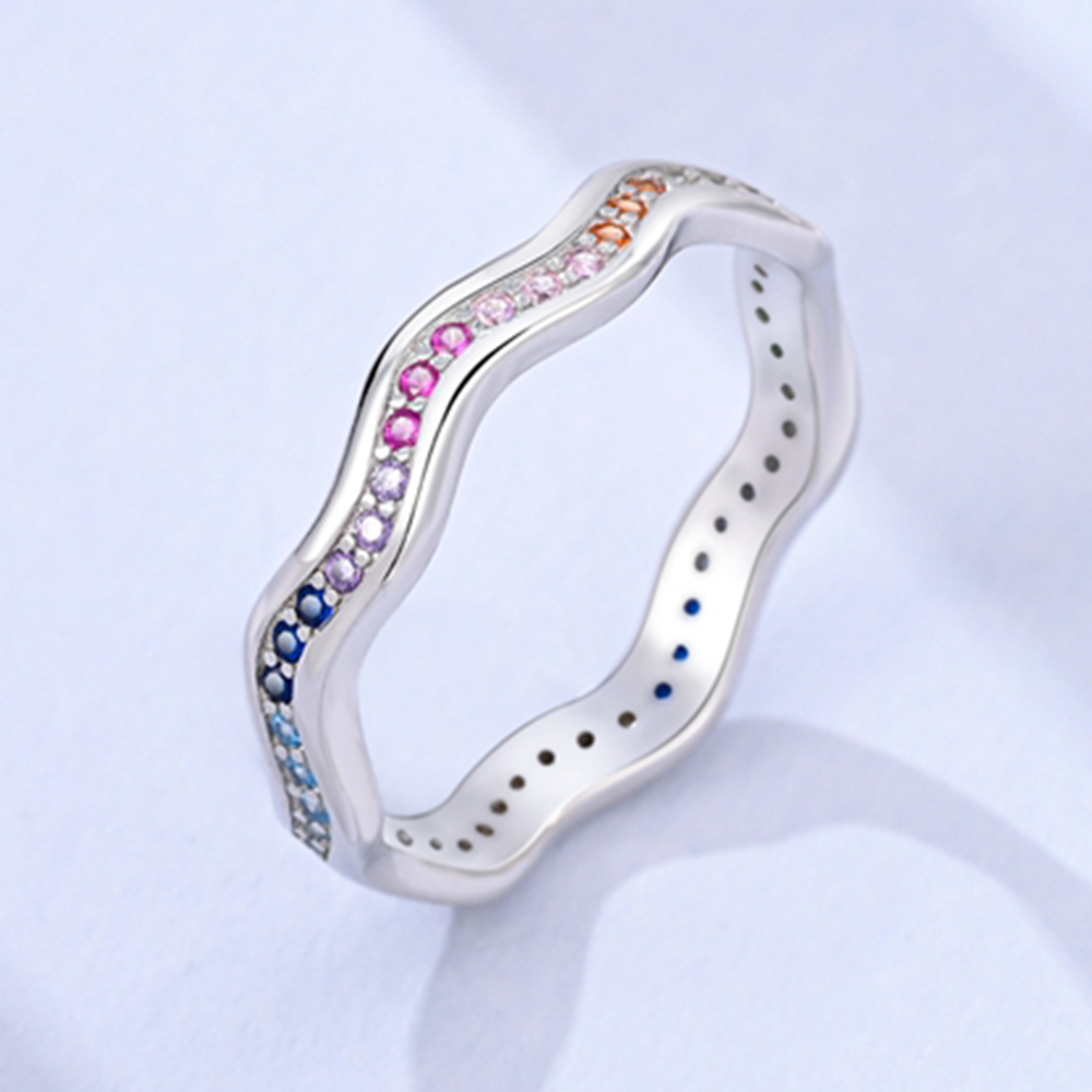 MULA S925 Sterling Silver Rings for Women | Stackable CZ Vintage Band Set | Moon Star, Cat, Evil Eye, Floral Styles
