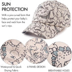 XIAOHAWANG Dinosaur Baseball Cap for Kids - Breathable, Waterproof & Adjustable Sun Hat for Baby, Toddler Boys & Girls for Spring, Summer, Autumn - Zeta Store