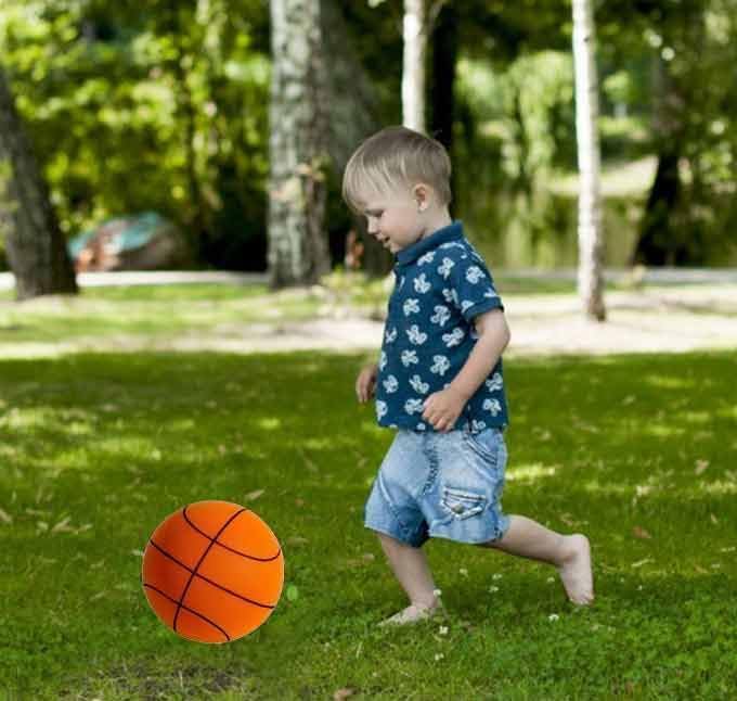 ALL-NEW Silent Basketball 🤫 | High-Bounce Foam Ball | Quiet Indoor Play | Sizes 7