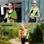 YQXCC Cooling Towels 4 Pack | Instant Cold Towels for Neck & Face | UPF 50+ Sun Protection | Chilly Microfiber for Sports, Gym, & Outdoor Activities | 120cm x 30cm