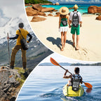 Yeabett 10L Waterproof Dry Bag - Heavy-Duty Roll-Top Backpack for Swimming, Kayaking, Beach & Camping - Includes Adjustable Strap - Keep Gear Dry & Secure!