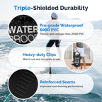 Yeabett 10L Waterproof Dry Bag - Heavy-Duty Roll-Top Backpack for Swimming, Kayaking, Beach & Camping - Includes Adjustable Strap - Keep Gear Dry & Secure!