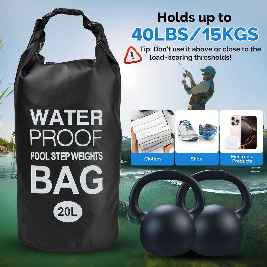 Yeabett 10L Waterproof Dry Bag - Heavy-Duty Roll-Top Backpack for Swimming, Kayaking, Beach & Camping - Includes Adjustable Strap - Keep Gear Dry & Secure!