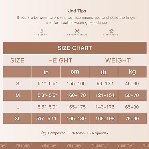 Yilanmy Sheer Tights for Women – 15 Denier Ultra Thin, Run-Resistant & High Waist Control Top Pantyhose (2 Pairs) – Natural - Zeta Store