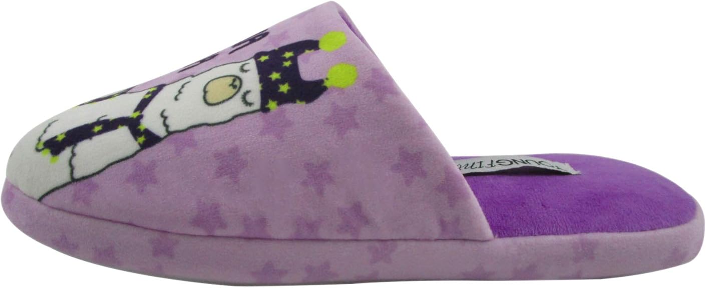 Youngfine Pyjama Llama Slippers for Women | Cute & Cozy Novelty Ladies' Slippers | UK Size 5-6 (M) | Fun Animal Themed House Shoes