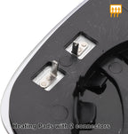 X AUTOHAUX Car Rearview Left Side Mirror Glass Replacement W/Backing Plate Convex Heated White Glass for SEAT Altea 2007-2018 for SEAT XL 2008-2013 - Zeta Store