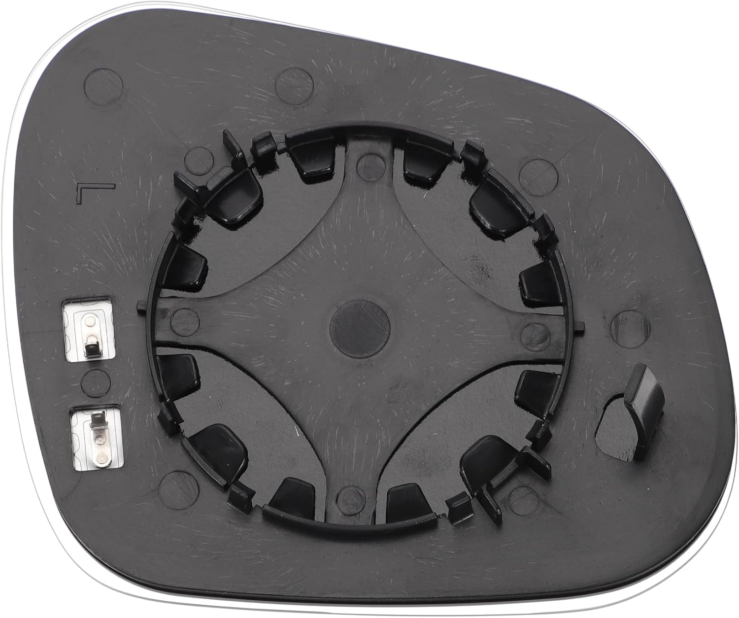 X AUTOHAUX Car Rearview Left Side Mirror Glass Replacement W/Backing Plate Convex Heated White Glass for SEAT Altea 2007-2018 for SEAT XL 2008-2013 - Zeta Store