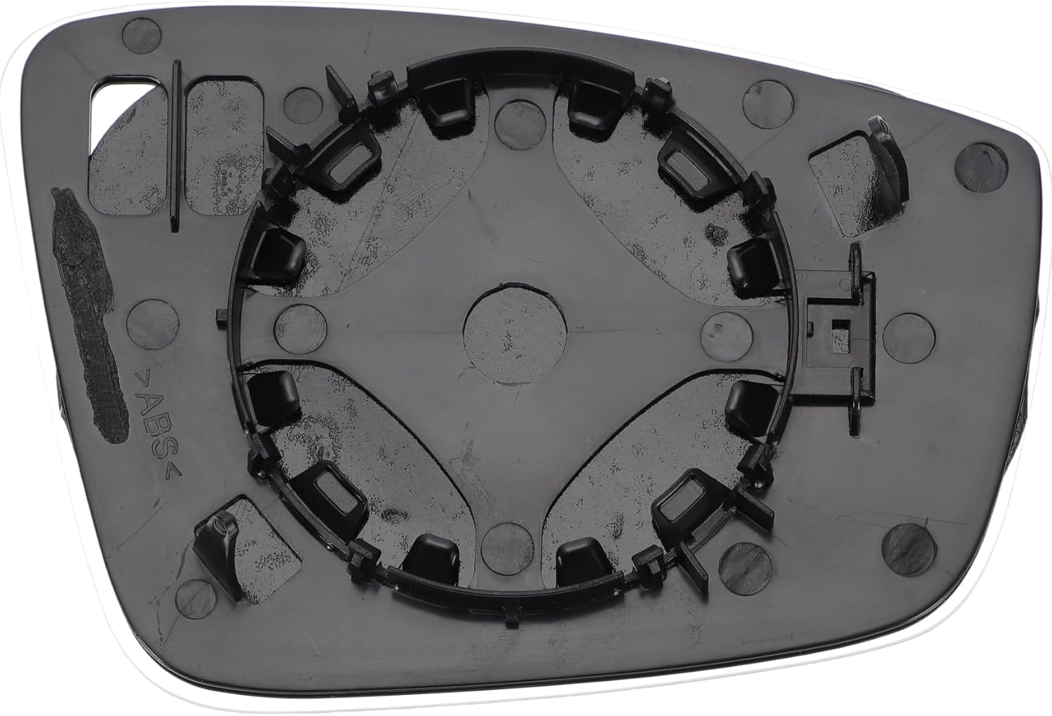 X AUTOHAUX Car Rearview Left Side Mirror Glass Replacement W/Backing Plate Convex Non-heated White Glass for Seat Toledo 2012-2020 for SKODA RAPID 2012-2020 for SKODA FABIA 14-20 - Zeta Store