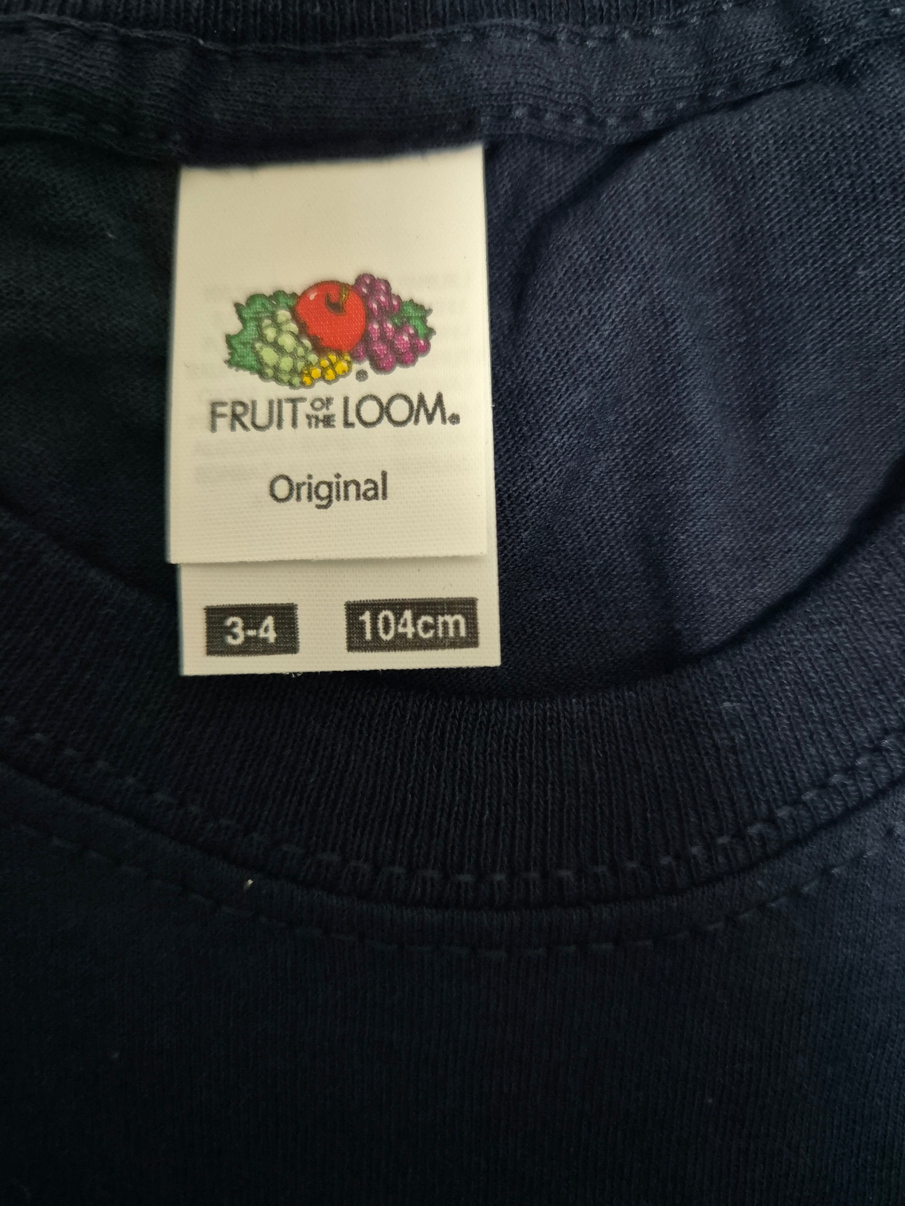 FRUIT OF THE LOOM Kids T-Shirt ✨ | 100% Cotton | Size 3-4 Years | Amazing Value! - Zeta Store