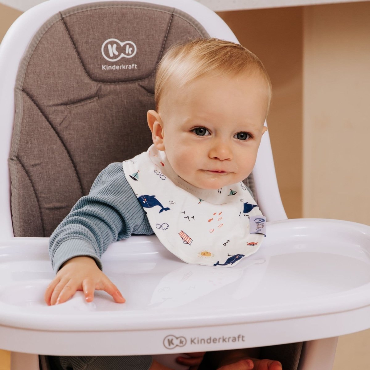 Baby Bandana Dribble Bibs Cotton Pack Of 8 - Boys - Zeta Store