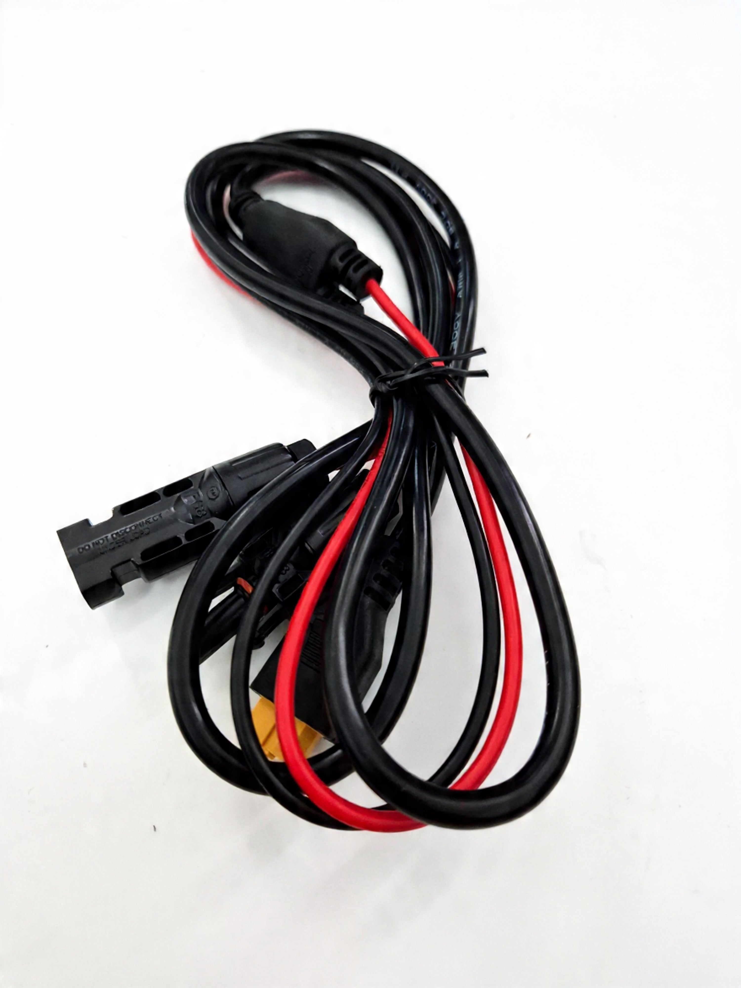 RIIEYOCA 18awg & 14awg solar to XT60i-f adapter cable, 1.7m, waterproof IP68, for portable power stations and solar generators