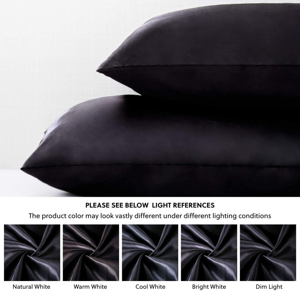 i-QiQi Satin Pillowcase 2-Pack - BRAND NEW! ✨🛌 Queen Size Cooling Pillow Cover for Hair & Skin