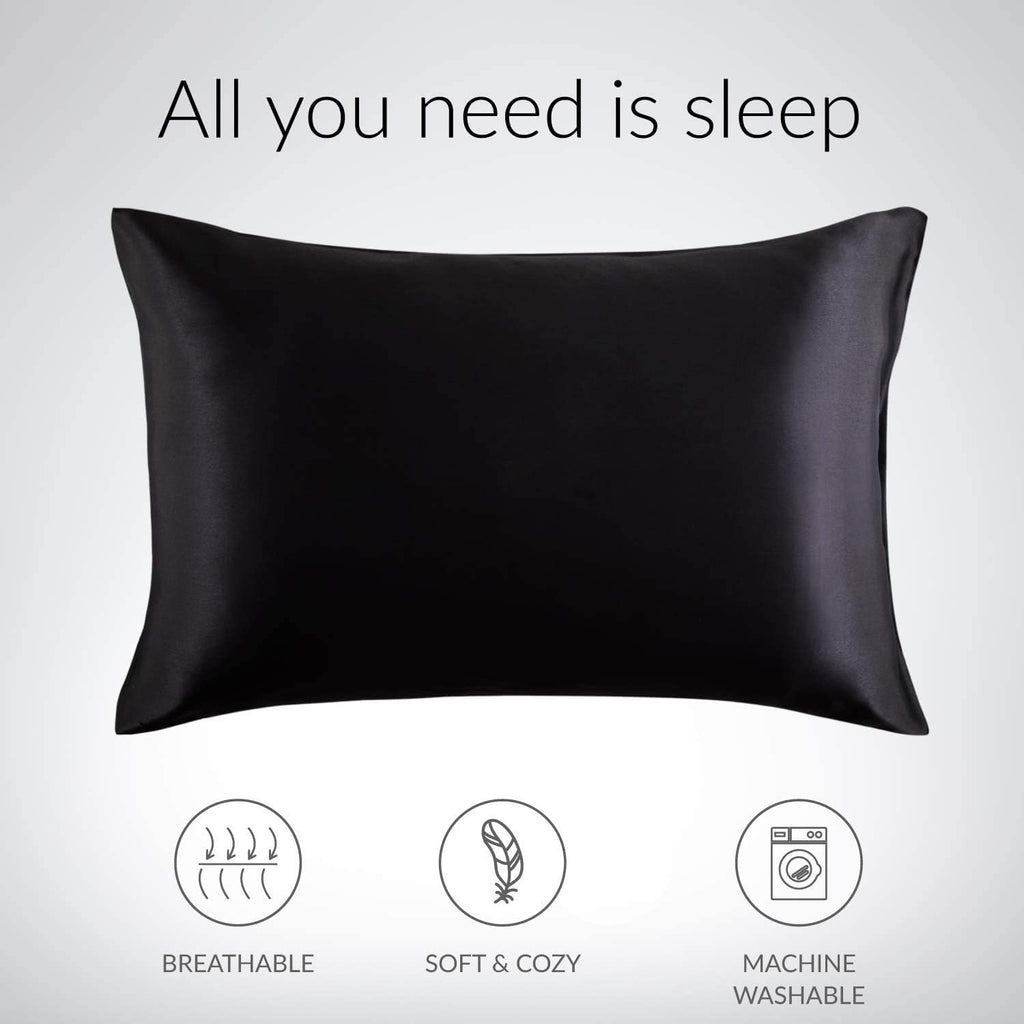 i-QiQi Satin Pillowcase 2-Pack - BRAND NEW! ✨🛌 Queen Size Cooling Pillow Cover for Hair & Skin