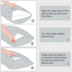 i-QiQi Satin Pillowcase 2-Pack - BRAND NEW! ✨🛌 Queen Size Cooling Pillow Cover for Hair & Skin