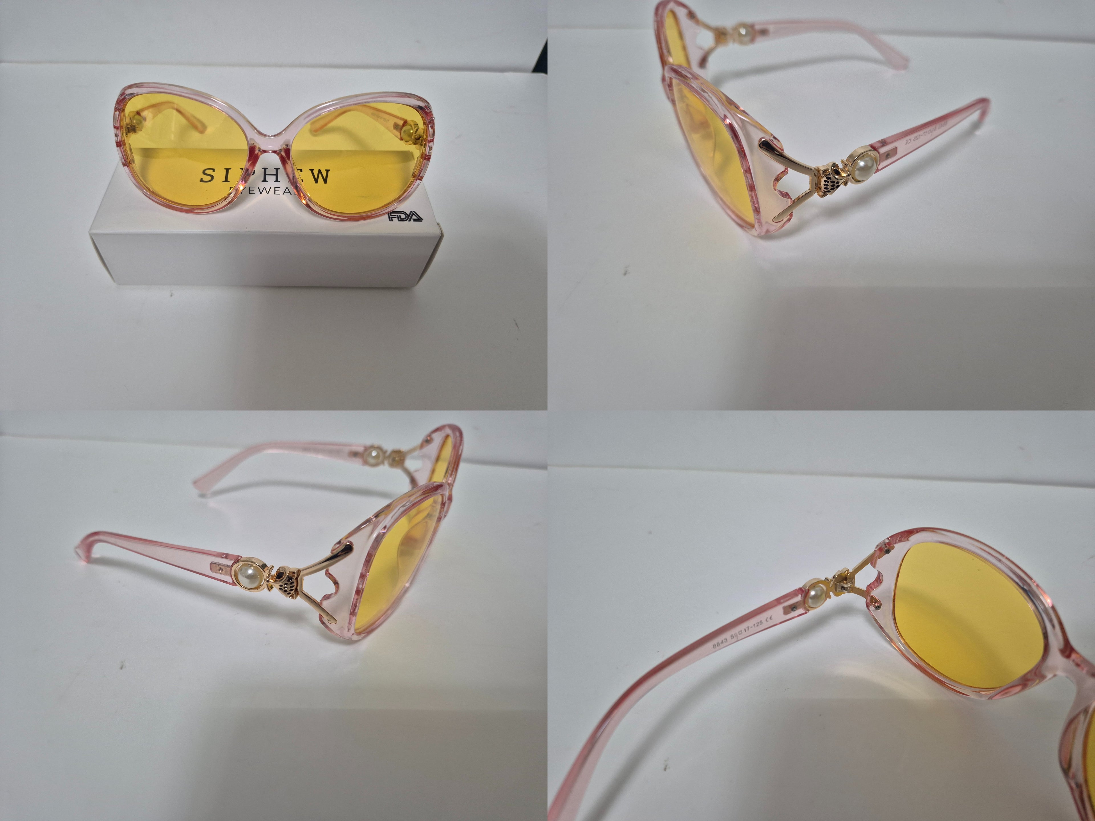 SIPHEW Night Driving Glasses Anti Glare Night Vision Glasses. Yellow Polarised Lenses Glasses Reduce Headlight for Nighttime Driving. Ultimate Night Vision Driving Glasses – Anti-Glare, Polarised & Lightweight for Safer Journeys - Zeta Store