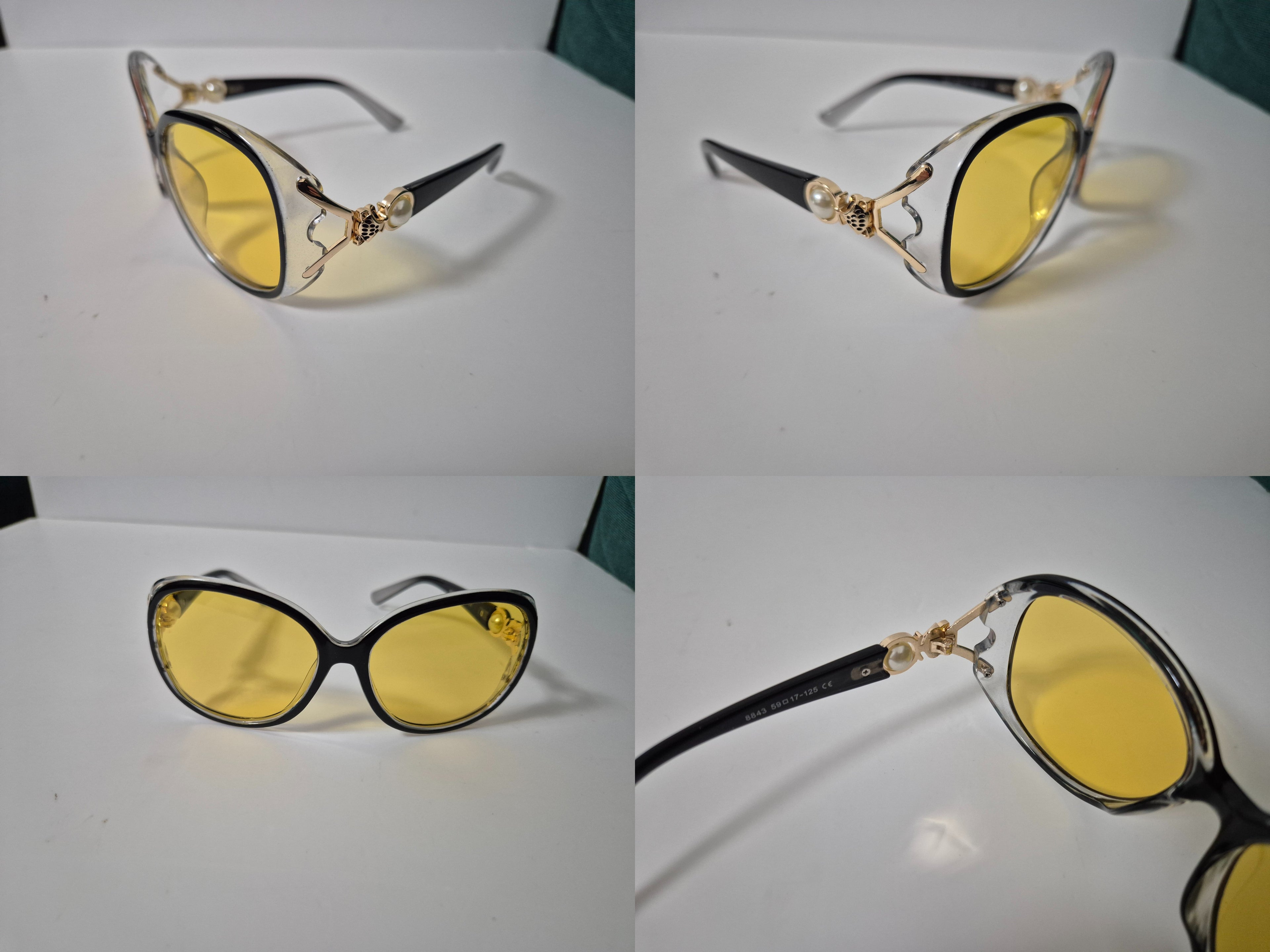 SIPHEW Night Driving Glasses Anti Glare Night Vision Glasses. Yellow Polarised Lenses Glasses Reduce Headlight for Nighttime Driving. Ultimate Night Vision Driving Glasses – Anti-Glare, Polarised & Lightweight for Safer Journeys - Zeta Store