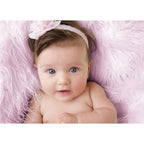 Luxury Faux Fur Baby Blanket - Pink - Zeta Store