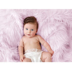 Luxury Faux Fur Baby Blanket - Pink - Zeta Store