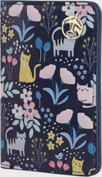 Navy Blue PU Leather Passport Holder & Travel Wallet