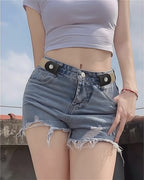 SKHAOVS 4-Piece No-Buckle Stretch Belt Set