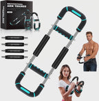 Twister Arm & Chest Trainer - 6-Level Adjustable Resistance (30-100 lbs) | Portable Home Gym, Full Body Workout for Men & Women