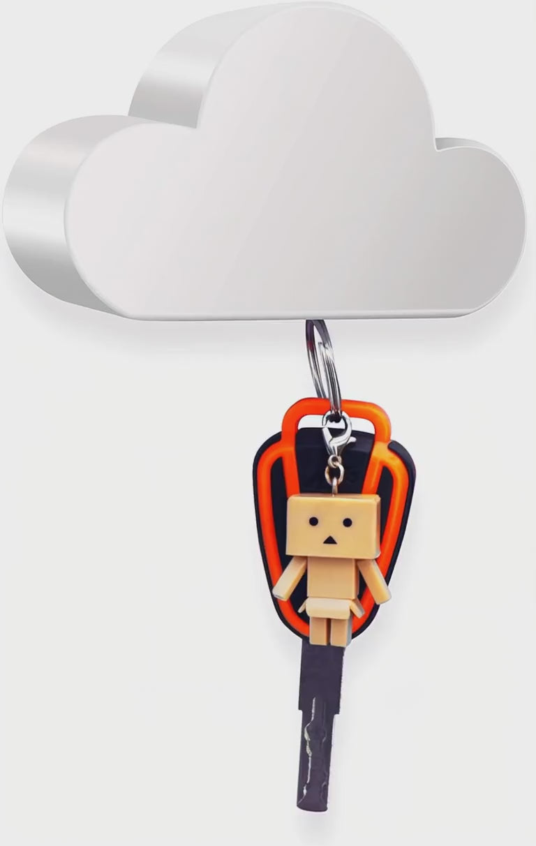 Meyerascal. Brand New Batch! ✨ White Cloud Magnetic Key Holder - Strong Neodymium Magnet for Wall, Cute Novelty Home & Office Decor, Never Lose Your Keys Again!