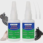 LANFLY Super Strong Shoe Glue - Instant Sole Repair (2x50g) | Quick-Dry, Waterproof, Transparent Adhesive for Shoes, Boots, Handbags | Brand New Batch | ZetaStore.uk Exclusive Bargain