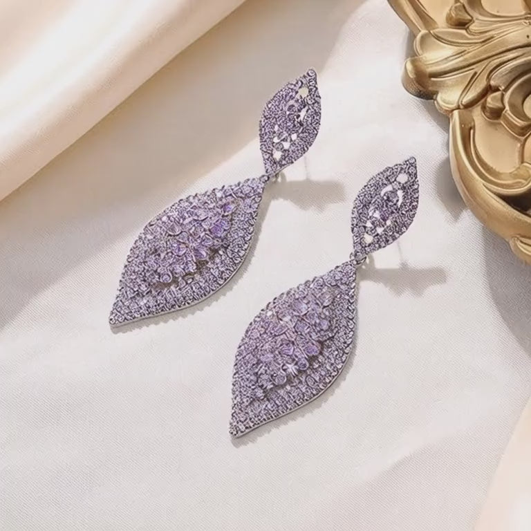 Ever Faith Sparkly Rhinestone Crystal Drop Dangle Earrings | Statement Teardrop Wedding & Party Costume Jewellery for Women | A Real Bargain for a Brand-New, Glamorous You!