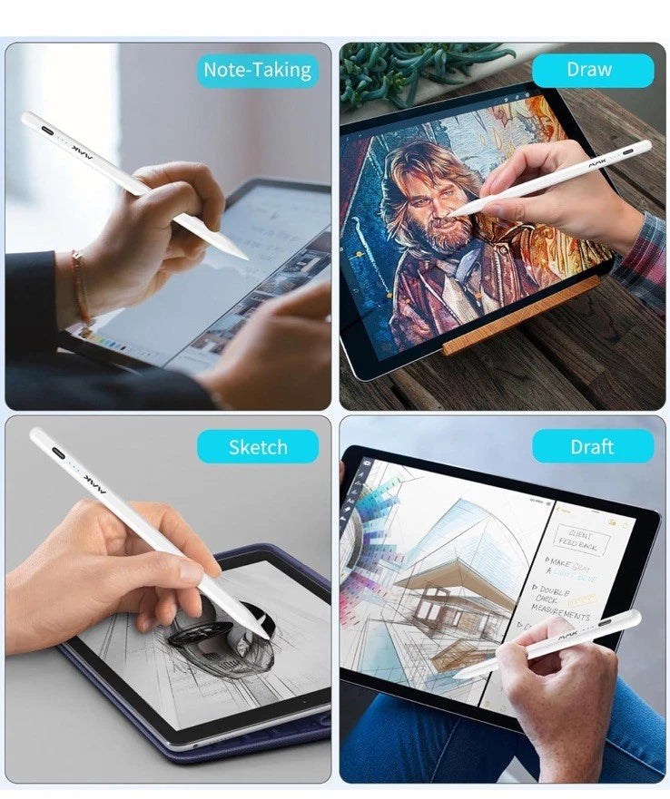 MMK Magnetic Stylus Pen for iPad | Fast Charge, Tilt Sensitivity & Palm Rejection - Zeta Store
