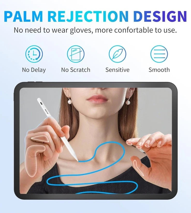 MMK Magnetic Stylus Pen for iPad | Fast Charge, Tilt Sensitivity & Palm Rejection - Zeta Store