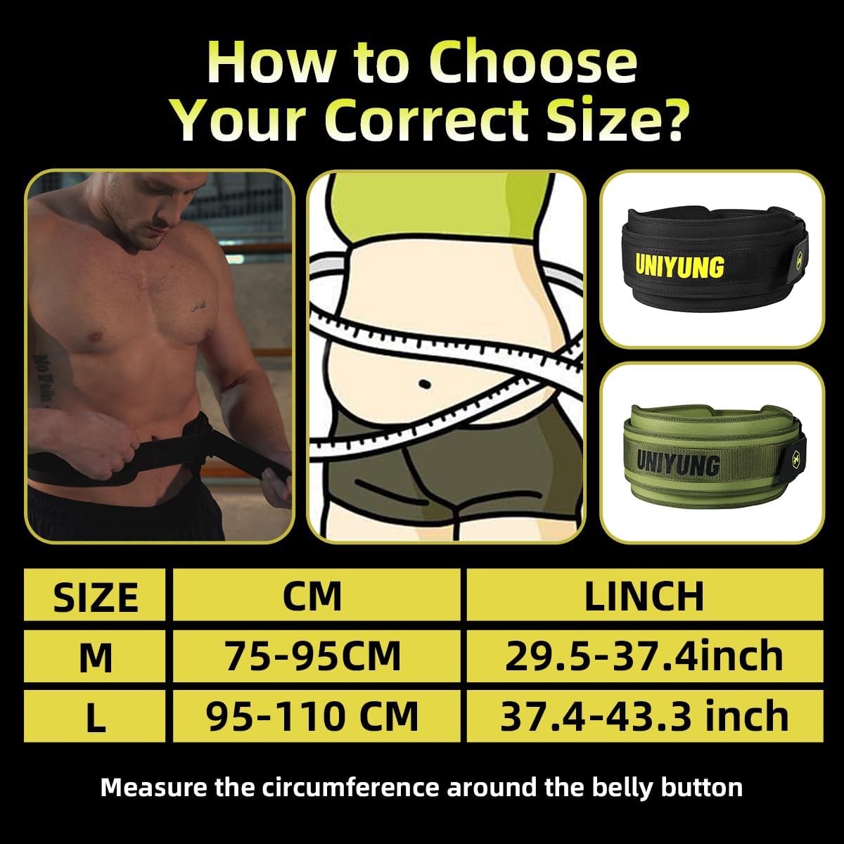 Mokrgym Dual-layer Weight Lifting Belt – Quick Lock Buckle, Back Support For Powerlifting, Crossfit, Squats & Gym Training – Men & Women