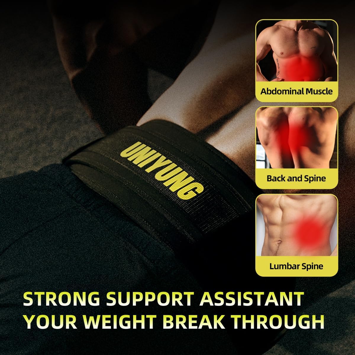 Mokrgym Dual-layer Weight Lifting Belt – Quick Lock Buckle, Back Support For Powerlifting, Crossfit, Squats & Gym Training – Men & Women