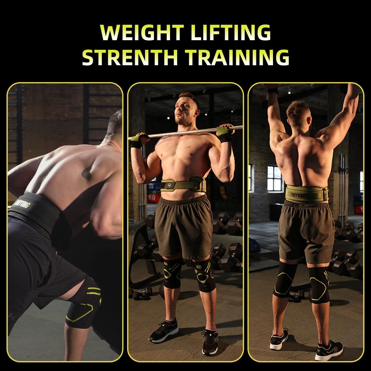 Mokrgym Dual-layer Weight Lifting Belt – Quick Lock Buckle, Back Support For Powerlifting, Crossfit, Squats & Gym Training – Men & Women